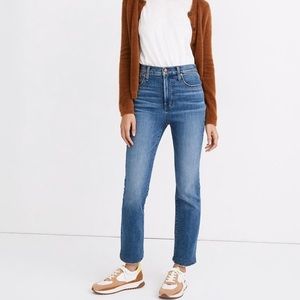 Madewell Slim Demi-Boot Jeans in Northaven Wash, Size 25